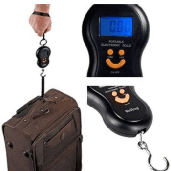 Balanza Digital Portátil para Equipaje en viajes (hasta 50 kg)- Viajero sin pagar sobrepeso