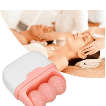 Rodillo Facial de Hielo Reafirmante y Antiinflamatorio
