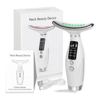 Masajeador facial led 7 colores con vibración. Reafirmante y Antiedad